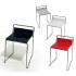 Elle Stacking Side Chair - White DECH-W